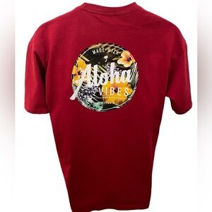 Aloha Vibes Red Men's T-Shirt